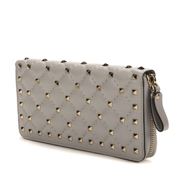Valentino Rockstud Spikes Long Zip - Picture 2 of 8